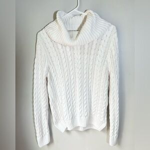 Women’s 100% Cotton L Turtleneck Mock Knit Sweater Pria | Cozy Winter, Ski Lodge